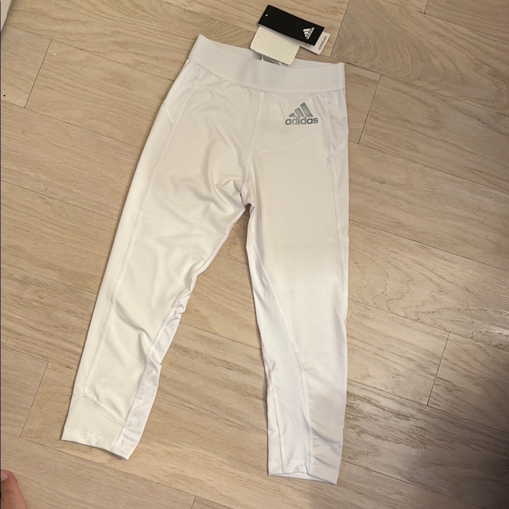Adidas Kids White Leggings
